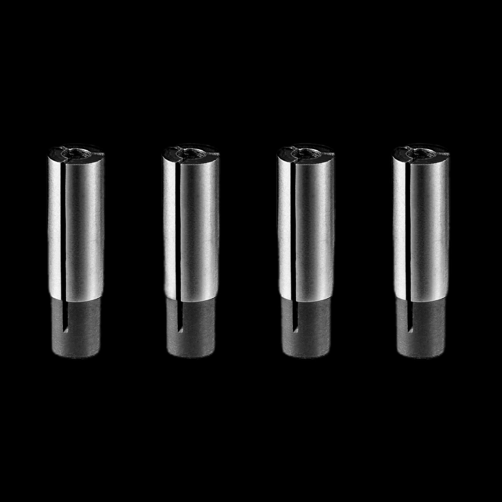 4pcs Router Collet Adapter, 1/4″ to 1/8″ CNC Engraving Router Bit Collet Size Converter