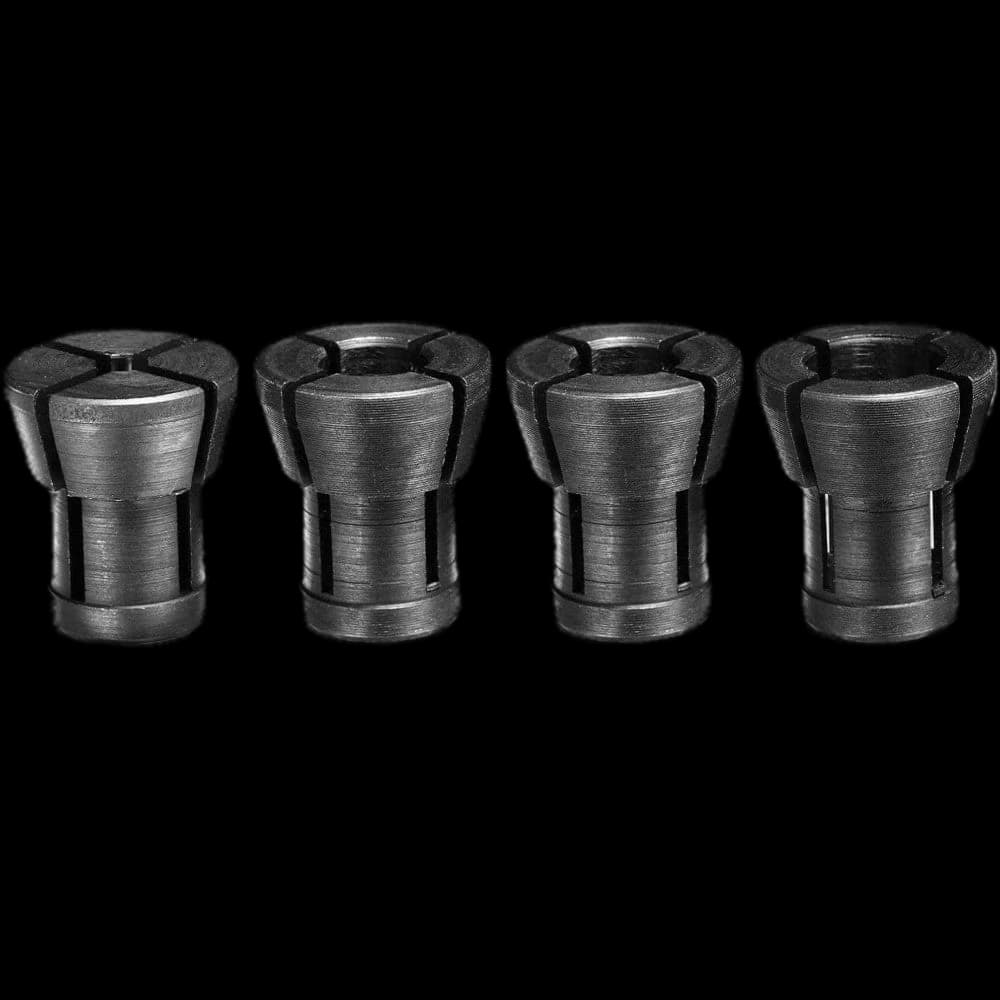 4Pcs Router Collet Kit, 1/8" to 5/16" Router Bit Collet Accessory for Trimmer Router, Engraving Machine Tool, CNC Router