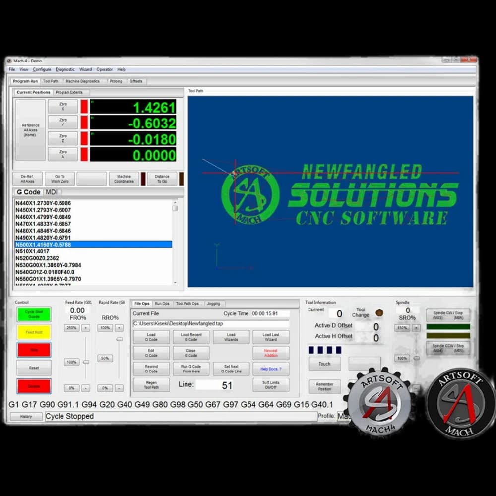 [Discontinued] MACH4-HOBBY CNC Software