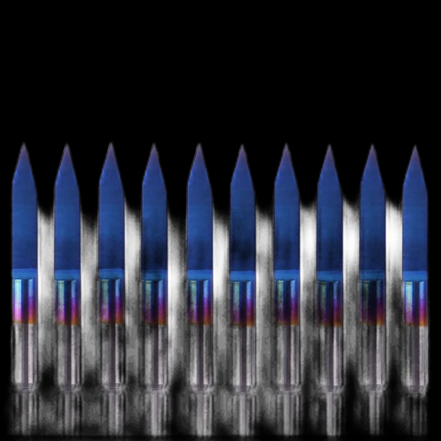 70V30, 1/8", 30 Degree, 0.1mm, 10-PCS Engraving Bit Sets
