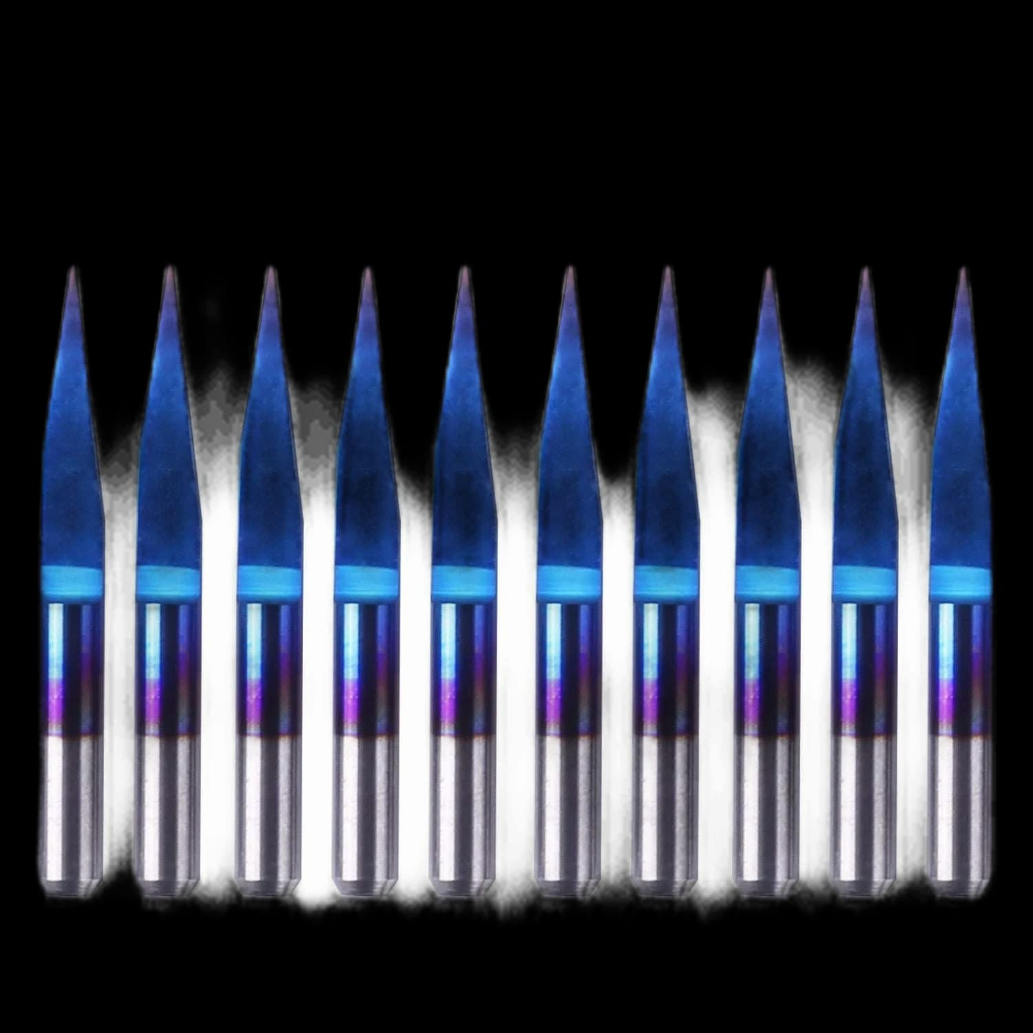 70V15, 1/8", 15 Degree Set V15, 0.1mm, 10-PCS Engraving Bits