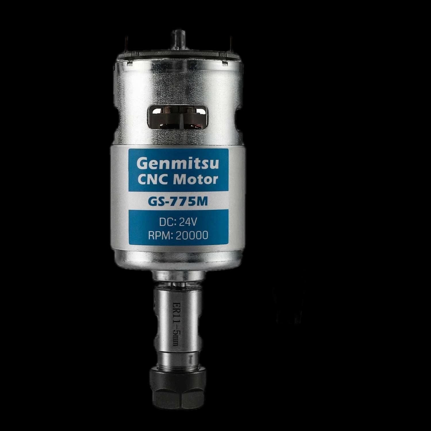 3018 GS-775MR 24V 20kRPM Spindle + Collet Holder + Motor Noise Suppression