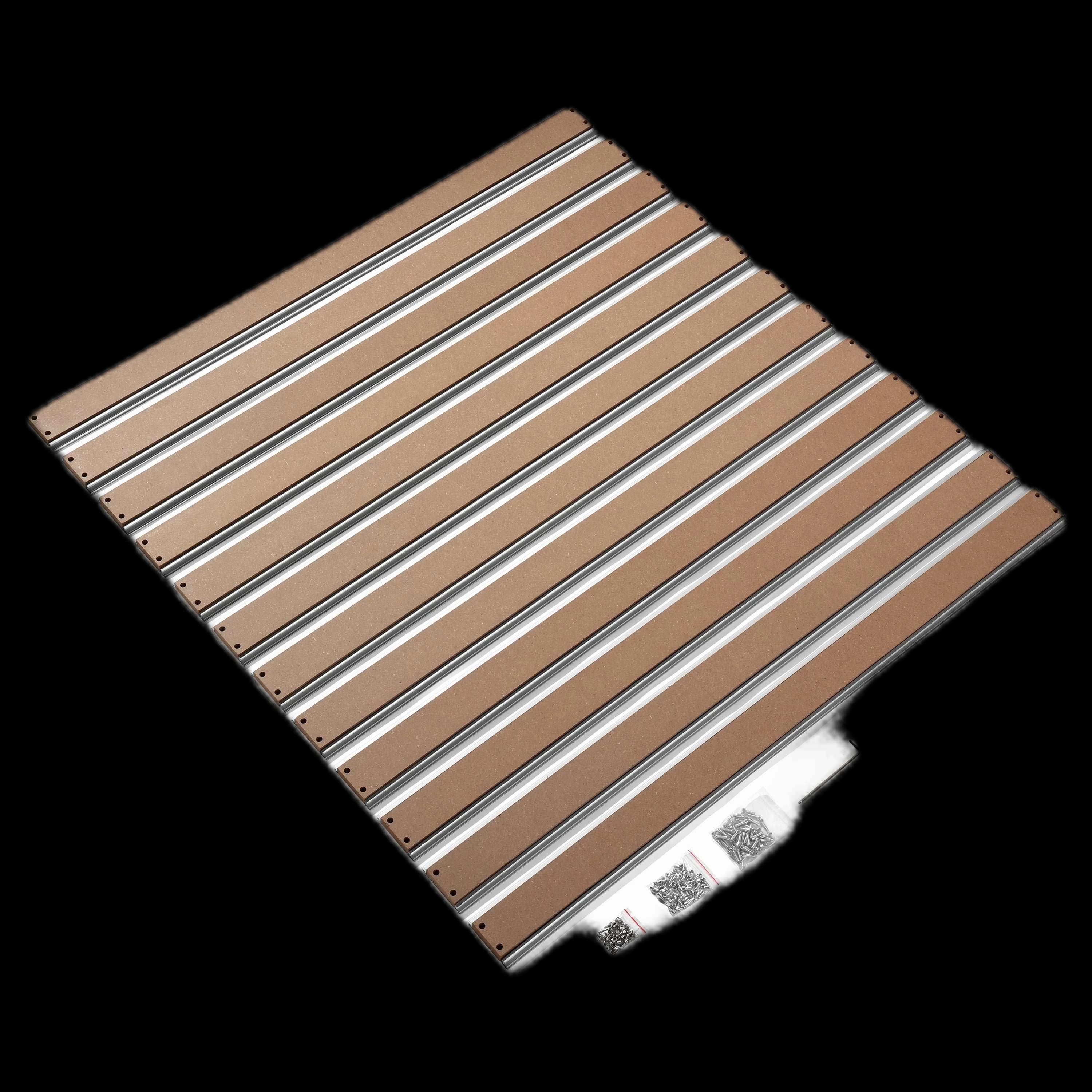 1010 Aluminum & MDF Hybrid Spoilboard for PROVerXL 1010 Extension Kit, T-Track Grid Table